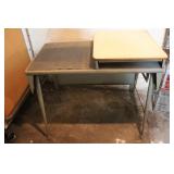 Vintage Multi-Level Typing Desk