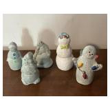 Isabel Bloom Snowman Figurines