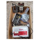 Schauer Battery Charger, Staple, Gun Battery Teste