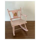 Vintage Wood Doll Rockig Chair