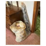 Bag of Yarn & Hanging Taptesty
