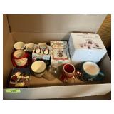 Holiday Mugs & Dessert Set