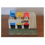 Vintage Fisher Price Dumo Truckers # 979 Play Set