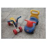 Little Tikes Toddler Car & Playskool Toddlers
