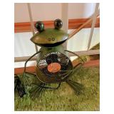 New Decorative Metal Frog Fan