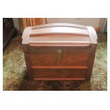 Oak Camel Back Chest