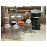 Coffee Maker, Canisters & Cups