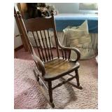 Child's Walnut Rocking Chair