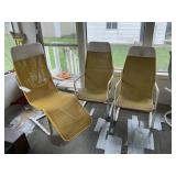 Vinyl Wicker Chairs
