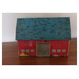 Vintage Ohio Art Tin Litho Barn