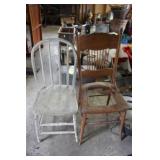 2 Wooden Chairs