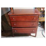 3 Drawer Wooden Dresser