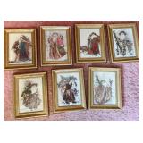 7' x 9' Gold Framed Christmas Prints