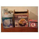 Fan, Popcorn Popper, Cardinals Cooler, & Fountain