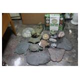 Variety of Lawn Ornaments, & Keepsake Garden Stone