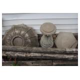 Cement Bird Bath & Stepping Stone