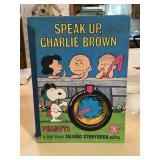 Speak Up Charilie Brown See n Say Story Book