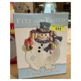 Fitz & Floyd Frosty Friends Dessert Tray
