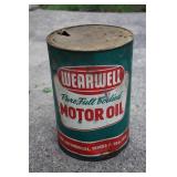 Wear Well 5qt Motor Oil Can