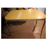 MCM Yellow Formica Table