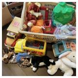 Trucks, Etch -n-Sketch  & Stuffed Animal