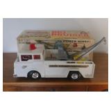 Marx Big Bruiser Toy Tow Truck w/ Original Box