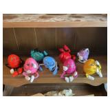 Vintage 80's Anthropomorphic Ceramic Egg Set
