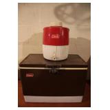 Vintage Coleman Cooler & Water Jug
