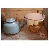 Enamel Pot & Pail
