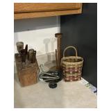 Butcher Block w/ Knives