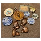 Decorative Plates, Deviled Egg Holder & Coasters