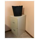 Paper Shredder & 2 Drawer Metal Filing Cabinet