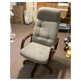 Swivel Upholstered Desk Chair.