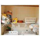 Towels, Laundry Basket & Detergent