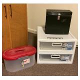Storage Drawers, Metal Filing Box & Bow Box