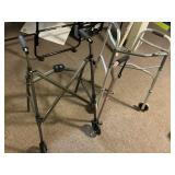 2 Foldable Walkers & a Cane