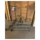 Shoe Rack, Luggage Cart, Tie Rack, & Pants Hanger
