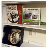 Digital Picture Frame, S'mores maker& Basket