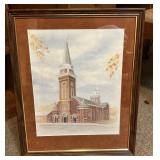 St. Mary's of West Point Framed Picture By Carol