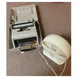 Olivetti Studio 45 Typewriter & DuraCraft Fan