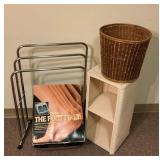 Towel Rack, Foot Spa, Waste Basket