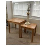 End Tables & Lamp