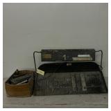 Vintage Dealership Parts Store Book Rack