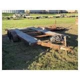 6-1/2' x 16' Car Trailer w/ 12K Winch & Ramps
