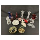 Candleholders & Princess House Glass Animals