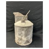 Galvanized 5 Gal. Butler Manufacturing Oil Transfe