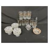 Libbey Monogram Glasses & Dessert Dishes