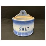6" Blue Salt Crock
