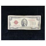 Red Seal Series 1928 G $2 Bill