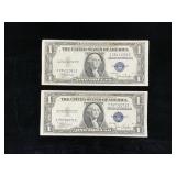 $1 Silver Certificates Series 1935 C